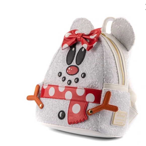 Loungefly Disney Snow Minnie Mouse Sequin Cosplay Mini Backpack & Wallet main image 9